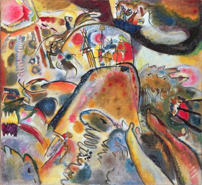 小さな喜び、1913 作： Wassily Kandinsky